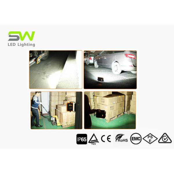 Battery Operated Handheld Led Work Light Rotating Magnet Base , Indicator