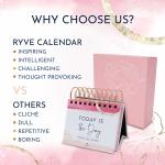 Monthly Desk Advent Table Calendar Printing Threaded Circle Couple Calendar