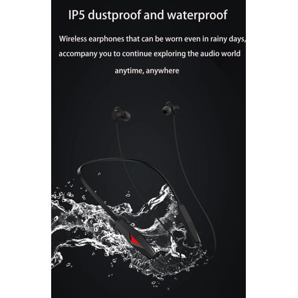 Noise Cancelling CVC 8.0 Retractable Neckband Earbuds 33 Feet Working Range