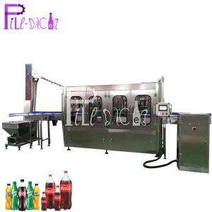 Quality Antiseptic Sterilized Filling Machine PET Carbonated Beverage / Gas Water Monoblock for sale