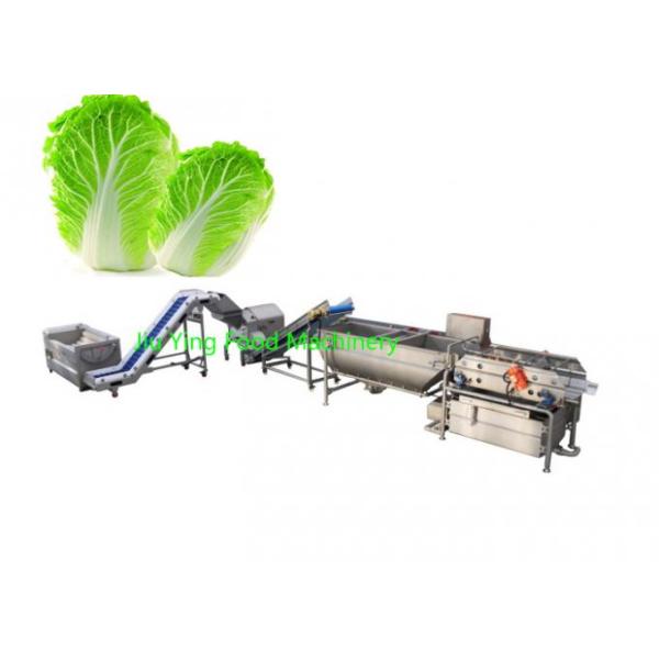 1000KG/H Salad Maker Machine Vegetable Okra Frozen Processing Line