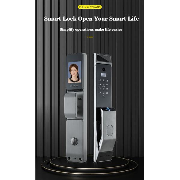 Office Door Smart Lock S914MAX Fingerprint Tuya APP Password RFID Card with HD Camera
