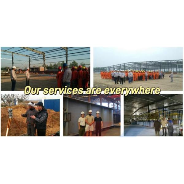 Custom Size Steel Structure Warehouse Galvanized Steel Multi Functional