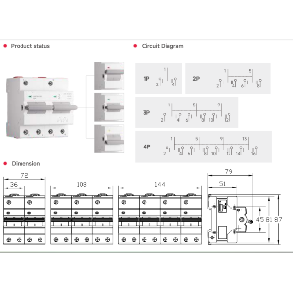 Manual transfer switch