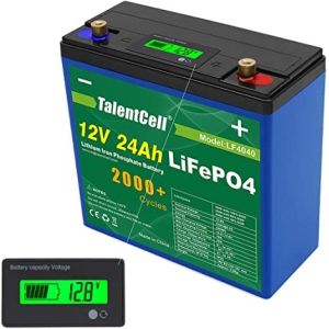 China 12v 24ah Lifepo4 Lithium Battery Pack Rechargeable Large Capacity With LCD Display on sale