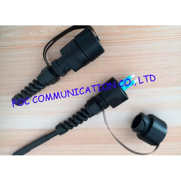 LC multimode fiber optic cable , optical fiber patch cord For Harsh Environment