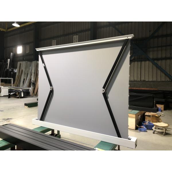 Foldable Electric Floor Projector Screen 72 Inch -150 Inch Portable Projector Screen