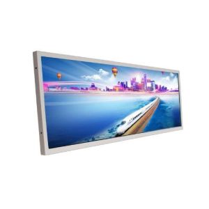 Quality 1920x567 28.6&quot; Bar LCD Panel , High Brightness Shelf Edge Digital Signage for sale
