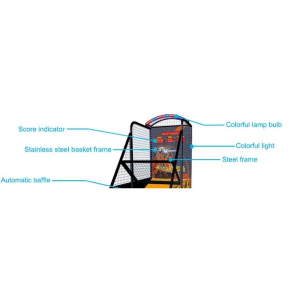 Basketball Shooting Game Machine Dazzle Light Version Dunker