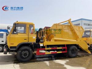 Quality Dongfeng 4X2 8 10 12 15m3 Swing Arm Skip Loader Garbage Truck for sale