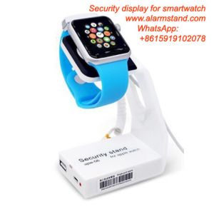 Quality COMER for mobile phone accessories stores alarm anti-theft locking devices security smartwatch stand for apple watch for sale