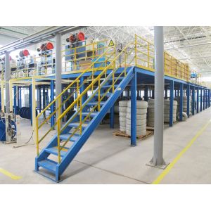 Quality Heavy Duty Steel Warehouse Pallet Racks Metal Mezzanine Platform Shelf Customized for sale