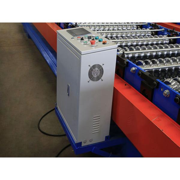 Thin Sheet Corrugated Roof Roll Forming Machine With Cr12MoV Cutting Tool