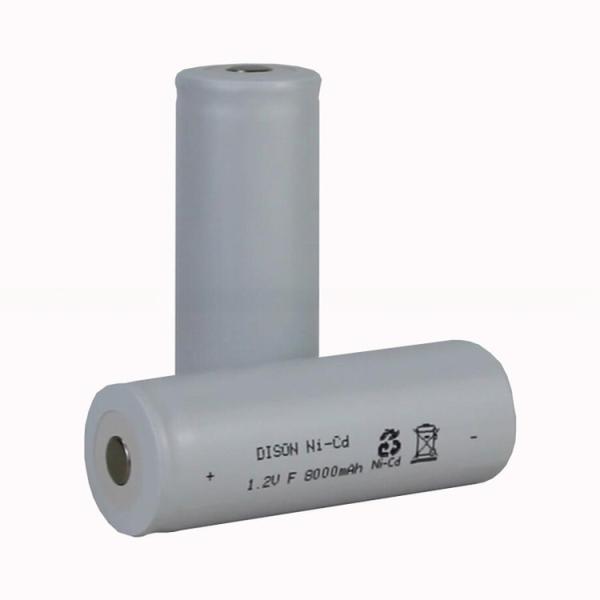 Ni-Cd F KRH33/91 8Ah 1.2v Battery high and low temperature rechargeable NiCd battery