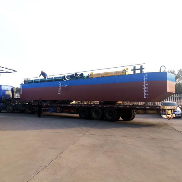 Diesel Enigne Hydraulic Dredger with Suction Pump and Anchor Rod
