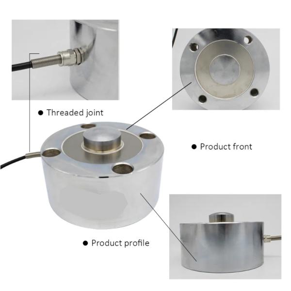 High Precision Strain Gauge Load Cell 45t 200 Ton For Automation Equipment Field