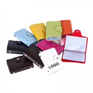 Colorful PU Bank Card Bags Card Container Business Bags Logo Customized