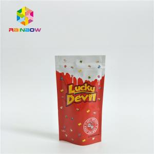 Quality Aluminum k Snack Bag Packaging , Foil Laminated Stand Up Bags For Cotton Candy for sale