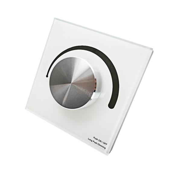Wall Mounted RF Wireless Remote Led Dimmer DC 12-24V 4A*3CH 12A Output Plastic
