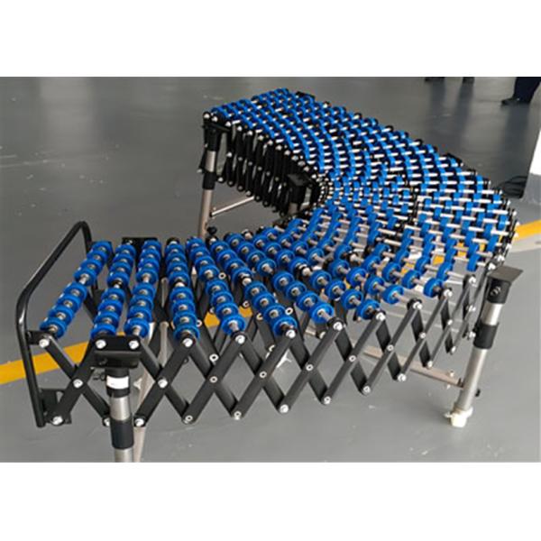 Zzgenerate Various Shapes Plastic Explandable Roller Conveyor for Cartons Conveying