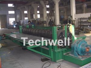 Quality High Strength Round Wave Corrugated Sheet Roll Forming Machine Horizontal for sale