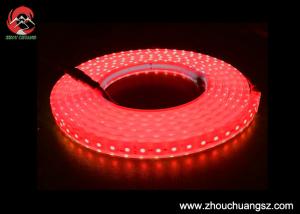 Quality DC36V low voltage led strip lights for mining tunneling SMD2835 72 LEDs / M red color industrial emergency lighting for sale