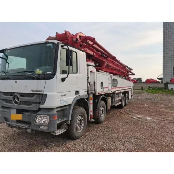 2012 Putzmeister Used Concrete Pump Truck 56m Truck Mounted Pump Mercedes Benz Machine