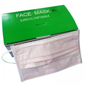 Quality Disposable Non Woven Earloop Face Mask Bacterial Filtration Odorless for sale