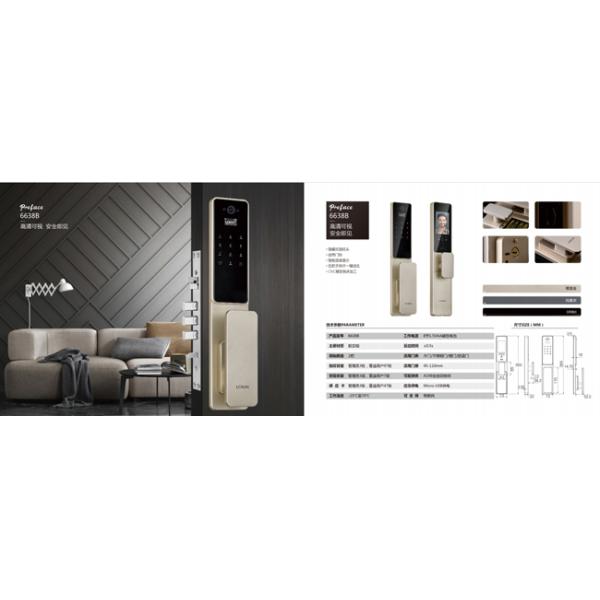 Household Smart Door Lock Fingerprint Pass Code Card App Wifi Controller Wireless Remote