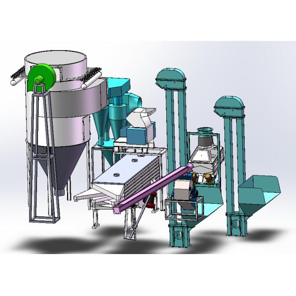 Large And Small Activated Carbon Stone Removal Machine High Efficiency