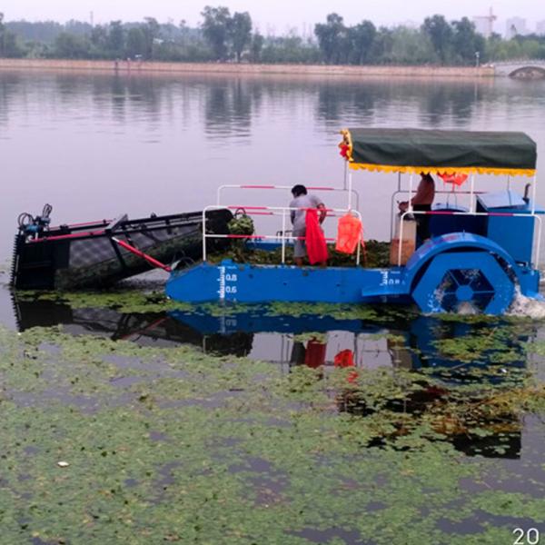 40kw Hydraulic Trash Skimmer Machines Work Boat Salvaging Garbage In The Water