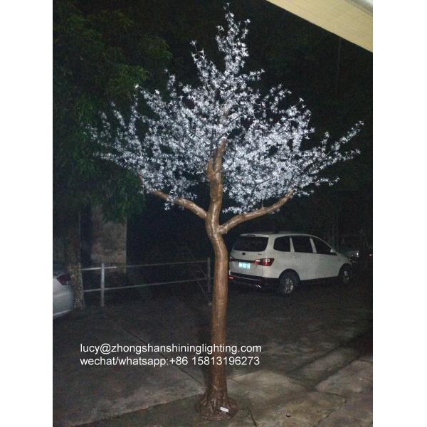 outdoor artificial trees with lights