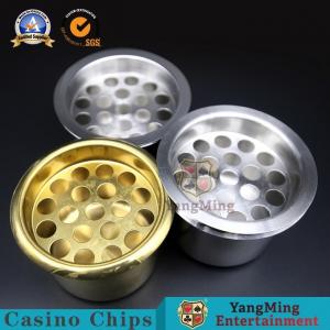 China Private Club Stainless Steel Ashtray Ashtray Gambling Water Cup Holder on sale