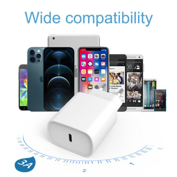 20W PD USB Type C Quick Charger Adapter For iPhone 11 Pro XR X Xs Max 12 Mini Fast PD charger port Travel Wall