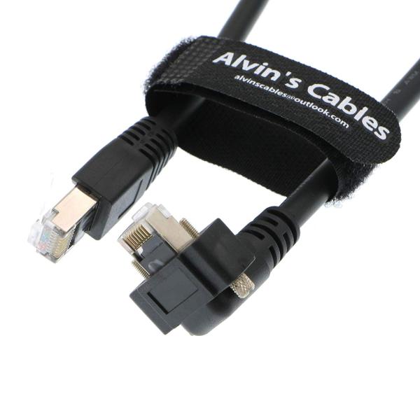 Basler Cameras GigE Cat6 Cables GigE Data Cables Right Angle Linear Shape