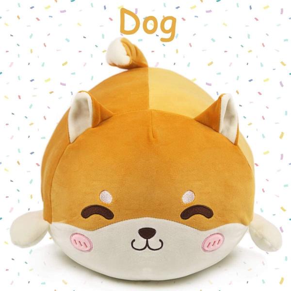 Shiba Inu Plush Pillow Stuffed Animal Cute Plush Toy Squishy Anime Corgi Plushie Fluffy Kawaii Soft Hugging Pillow