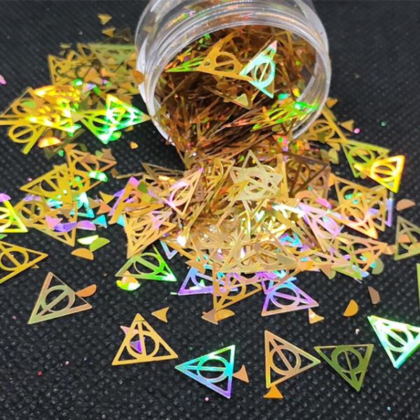 1 Color Print Method Lip Sequins in Glitter Shape with Decoration and Decoration