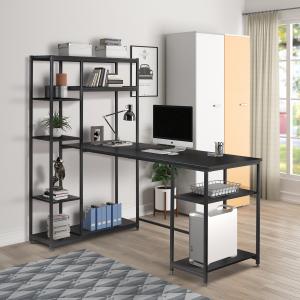 Quality Tomile Home Office Computer Table With Multiple Storage Shelves for sale
