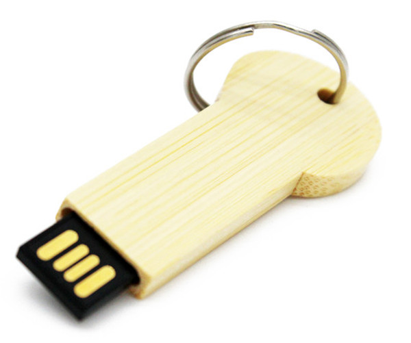 keychain High Speed Usb Flash Drive , Personalised wooden usb sticks gift