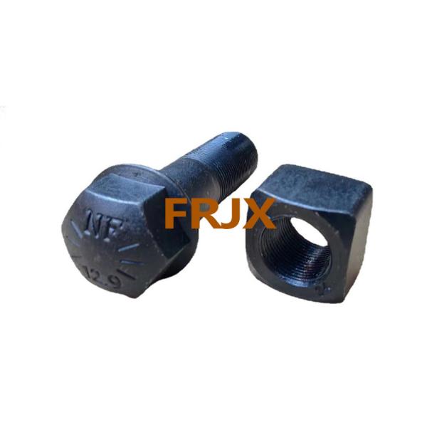 Forged Carriage Bolt Track Shoe Bolt with Black Oxide Finish HRC52-58 Hardness
