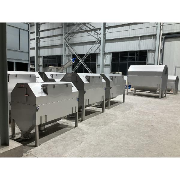 Efficient Solid Liquid Separation Drum Screen Efficiency Stainless Steel Filtration Easy Operation 0.25Mm - 3Mm Opening