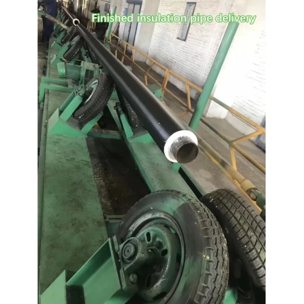 Fully Automated One-Step Polyurethane Pipe Production Line in Heating Systems