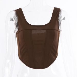 China OEM European And American Women'S Clothing Expose Umbilical Vest Short External on sale
