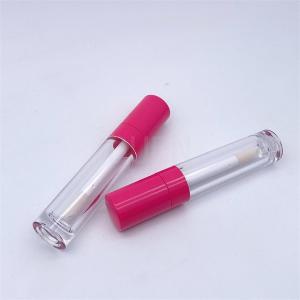 China Cylinder Wand Plastic Lip Gloss Tube Screen Printing Thick 8ml ABS on sale