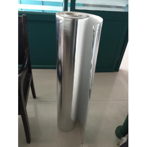 Flame Resistant Aluminized Glass Cloth , Aluminum Film Fiberglass Fabric AL7628