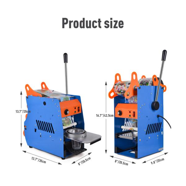High Cost Performance Milk Tea Cup Sealer Machine with Adjustable Settings 8 KG Capacity