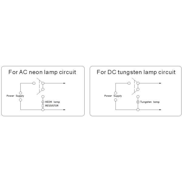 Easy Installation Round Waterproof Power Switch, φ 20mm, with Red Light, >10,000 life cycles.