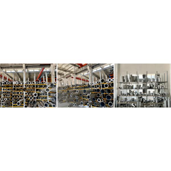 ASTM 7075 Hard Round Aluminium Pipe 0.3mm Thickness For Bike Frame