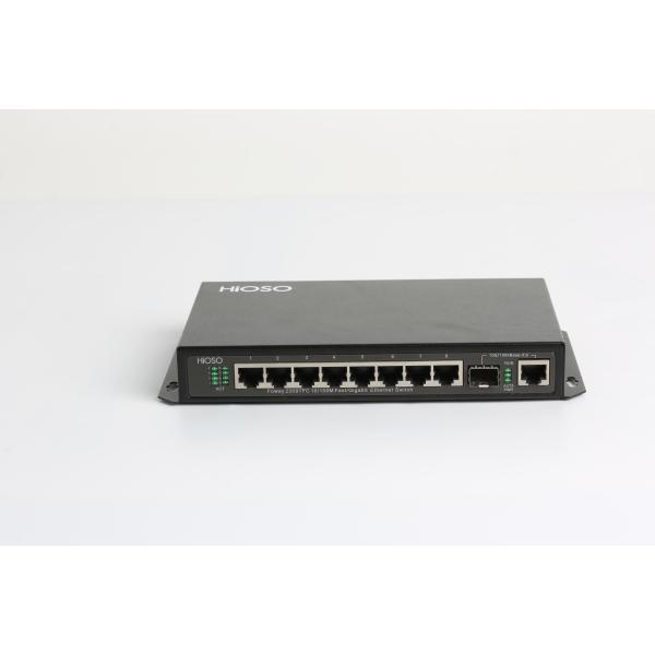 8 10/100M RJ45 Ports DC12V Gigabit Ethernet Switch For Security System