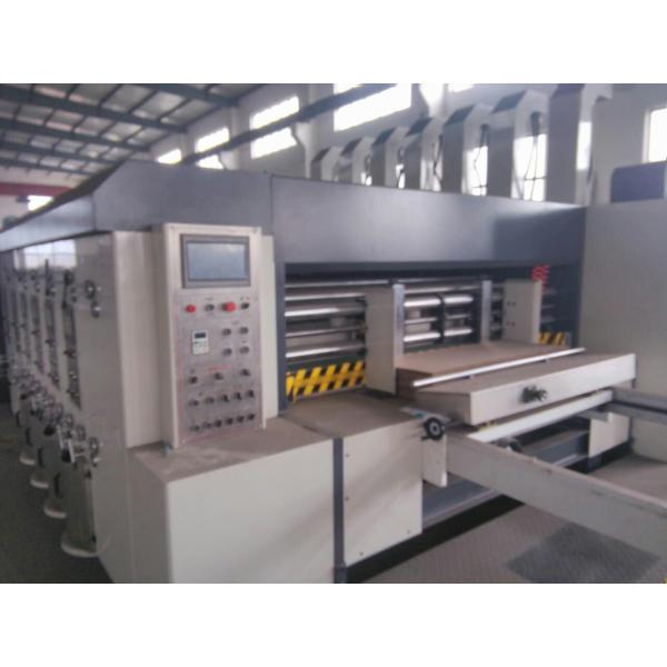lead edge feeding high speed flexo printing slotting die cutting machine, corrugated carton printing machine